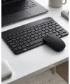 Kablosuz Bluetooth Klavye Mouse Seti Wireless Sessiz İnce Tasarım Çoklu Uyumlu