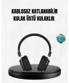 Kablosuz Bluetooth Kulak Üstü Kulaklık Kristal Ses Kalitesi Ve Ergonomik Yapı