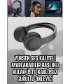 Kablosuz Bluetooth Kulaklık Anc/enc Destekli Kulak Üstü Yüksek Ses Kaliteli