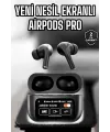 Kablosuz Bluetooth Kulaklık Ekranlı Uzun Şarj Süreli Anc Destekli
