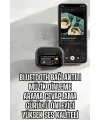 Kablosuz Bluetooth Kulaklık Ekranlı Uzun Şarj Süreli Anc Destekli