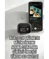Kablosuz Bluetooth Kulaklık Ekranlı Uzun Şarj Süreli Anc Destekli