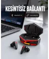 Kablosuz Bluetooth Kulaklık Led Işıklı Yeni Nesil