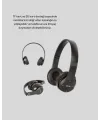 Kablosuz Bluetooth Kulaklık – Tf Kart, Aux, Mikrofonlu, Suya Dayanıklı, 10m Menzil