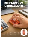 Kablosuz Bluetooth Mouse Şık Ve Sessiz Ofis Tasarımı Yeni Nesil