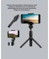 Kablosuz Bluetooth Selfie Çubuğu – 360° Dönebilir Başlık, Taşınabilir Ve Şık Tasarım
