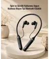 Kablosuz Boyun Tipi Bluetooth Kulaklık Mikrofonlu Spor Ve Günlük Kullanıma Uygun