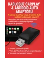 Kablosuz CarPlay & Android Auto Adaptörü  Apple ve Android Cihazlar İçin Evrensel Wireless Carplay Çevirici