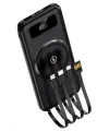 Kablosuz Çoklu Şarj Girişli 10.000 Mah Kablolu Powerbank Taşınabilir