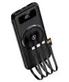Kablosuz Çoklu Şarj Girişli 10.000 Mah Kablolu Powerbank Taşınabilir