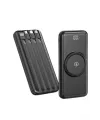 Kablosuz Çoklu Şarj Girişli 10.000 Mah Kablolu Powerbank Taşınabilir