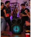 Kablosuz Karaoke Hoparlör Mikrofonlu Rgb Işıklı 6.5 İnç Bluetooth Speaker Taşınabilir