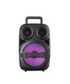Kablosuz Karaoke Hoparlör Mikrofonlu Rgb Işıklı Bluetooth Speaker Usb Tf Kart Destekli