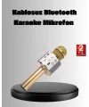 Kablosuz Karaoke Mikrofon Usb Aux Destekli Parti Ve Eğlence İçin