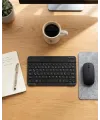 Kablosuz Klavye Ve Mouse Kombosu Bluetooth Uyumlu Sessiz Set