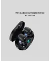 Kablosuz Kulak İçi Bluetooth Kulaklık Stereo Dokunmatik Kontrollü Kulaklık