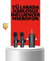 Kablosuz Mikrofon - Telefon Ve Bilgisayar Uyumlu