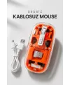 Kablosuz Mouse Fare 5.0 Bluetooth Bağlantılı USB Girişli