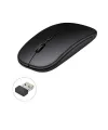 Kablosuz Mouse Fare Şarjlı Bluetooth Wireless Çift Modlu Sessiz