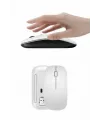 Kablosuz Mouse Fare Şarjlı Bluetooth Wireless Çift Modlu Sessiz