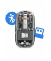 Kablosuz Mouse Fare Şarjlı Bluetooth Wireless Çift Modlu Sessiz