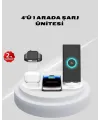 Kablosuz Şarj İstasyonu 4’ü 1 Arada İphone Watch Ve Airpods Uyumlu