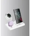 Kablosuz Şarj İstasyonu 4’ü 1 Arada İphone Watch Ve Airpods Uyumlu
