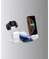 Kablosuz Şarj İstasyonu 4’ü 1 Arada İphone Watch Ve Airpods Uyumlu