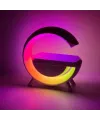 Kablosuz Şarj Standlı RGB Hoparlör