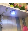 Kablosuz Spot Pilli Dokunmatik Led Lamba 3 Ledli Dolap Lambası