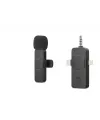 Kablosuz Yaka Mikrofonu Type-c Lightning 3.5 Mm Siyah HDX2781