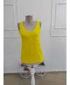 Kadın Askılı Geniş V Yakalı Viskon Bluz