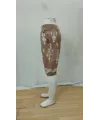 Kadın Beli Lastikli Etnik Desenli Kapri Süprem Pantolon