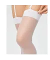 Kadın Beyaz Düz Jartiyer Çorabı TG270435