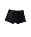 Kadın Dikişsiz Görünmez İz Yapmaz Mini Şort Boxer Siyah