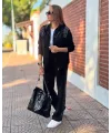 Kadın Iki Iplik Kumaş Pul Ve Fermuar Detaylı Ikili Takım