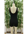 Kadın Kare Yaka Sırt Dekolte Detay Dalgıç Bodycon Mini Tulum