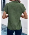 Kadın Kısa Kollu Hakim Yaka Sofya Bluz