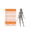 Kadın Kısa Kollu önü Düğmeli Mini Bodycon Fitilli Kaşkorse Tulum