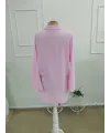 Kadın Truvakar Kollu Yakalı Rahat Gömlek