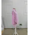 Kadın Truvakar Kollu Yakalı Rahat Gömlek