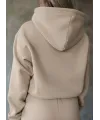 Kadın Uzun Kollu Nope Baskılı Beli Ribanalı Ikili Takım