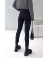 Kadın Yüksek Bel Cepli Kemersiz Kot Pantolon