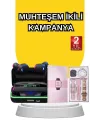 Kadınlara Özel Bileklik Hediyeli Akıllı Saat Ve Dijital Göstergeli Anc Özellikli Bluetooth Kulaklık