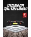 Kafa Lambası Çalışma Işığı Süper Parlak Mıknatıslı Lityum Lion Pilli