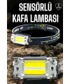 Kafa Lambası Kamp Feneri Balıkçı Feneri Başlıklı Suya Dayanıklı