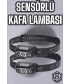 Kafa Lambası Kamp Lambası Led Işık Şarjlı Ayarlanabilir