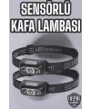 Kafa Lambası Kamp Lambası Led Işık Şarjlı Ayarlanabilir