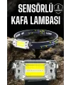 Kafa Lambası Led Fener Pratik Taşınabilir Ayarlanabilir Usb Şarjlı