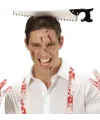 Kafaya Saplanmış Halloween Kanlı Testere Şaka Tacı